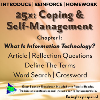 Preview of 25x Coping & Self-Management: What Is Coping And Self-Management? (EN/SP)