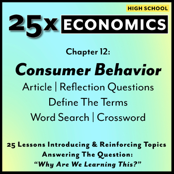 Preview of 25x: Economics - Consumer Behavior