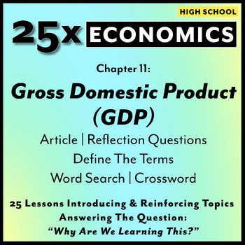 Preview of 25x: Economics - Gross Domestic Product (GDP)