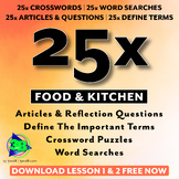 25x: Food & Kitchen - 25 Mini-Lessons Introducing and Rein