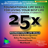 25x Foundational Life Skills Middle School- Article, Cross