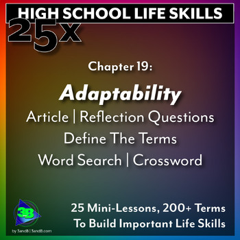 Preview of 25x Life Skills HS: Adaptability