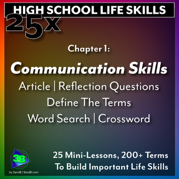 Preview of 25x Life Skills HS: Communication Skills - The Power of Effective Communication