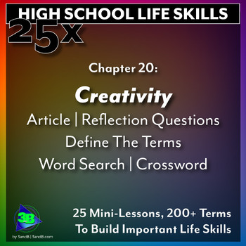 Preview of 25x Life Skills HS: Creativity