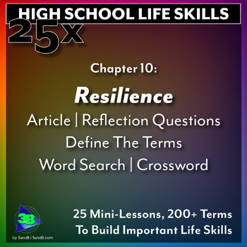 Preview of 25x Life Skills HS: How to Build Resilience