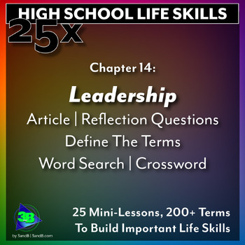 Preview of 25x Life Skills HS: Leadership