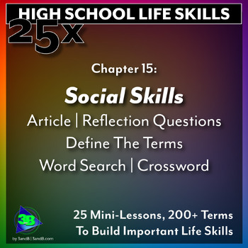 Preview of 25x Life Skills HS: Social Skills