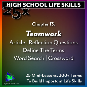 Preview of 25x Life Skills HS: The Power of Teamwork