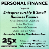 25x PF-HS: Entrepreneurship & Small Business Finance / Dev