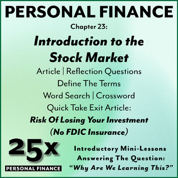 Preview of 25x PF-HS: Introduction to the Stock Market / Risk Of Losing Your Investment