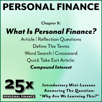 Preview of 25x PF-HS: What Is Personal Finance? / Compound Interest