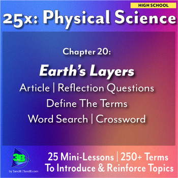 Preview of 25x: Physical Science - Earth’s Layers