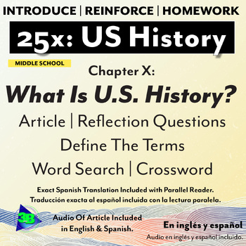 Preview of 25x US History: What Is U.S. History? (EN/SP)