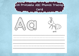 26 ABC Phonics Tracing Worksheet Preschool- Kindergarten H