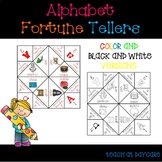 26 Alphabet Phonics Fortune Tellers. Color & Black and Whi