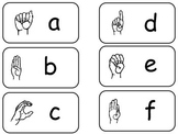 26 American Sign Language Alphabet Flash Cards. Learn Amer