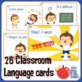 26 Classroom Language cards for Circle Time