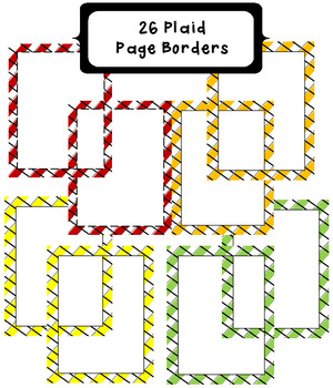 downloadable plaid page borders
