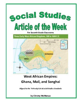 Preview of 26 Different Western Civilization Articles of the Week Mega Bundle Pack