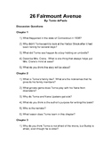 26 Fairmount Avenue Discussion Questions