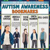 26 Famous People With Autism Bookmarks | Autism Awareness 