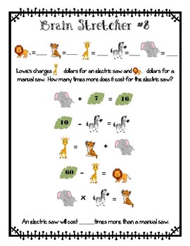 26 fourth grade logic puzzles critical thinkingdok 3 by teaching ladybug