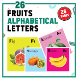 26 Fruits Alphabetical Letters