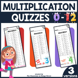 26 Multiplication Quizzes For 3rd/4th Grade ♥ Build Fact Fluency!