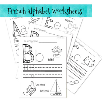 26 Page French Alphabet Workbook Les Lettres De L Alphabet By 123 Petits Pas