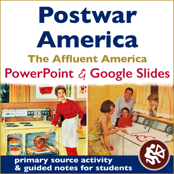 Preview of Postwar America PowerPoint & Google Slides | American History