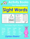 Sight Word Activity Booklets BUNDLE - 20 Booklets
