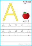 Kindergarten / Pre-K Trace and Write 26 Uppercase Letters 