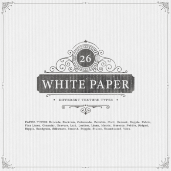 Preview of 26 White Paper Background Textures