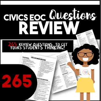 Preview of 265 Civics EOC REVIEW Questions