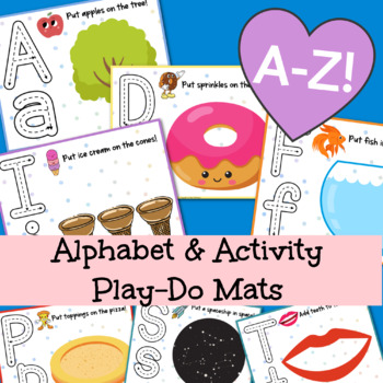 Playdough Mat (Name it, Make it, Trace it A-Z) Digital Downlaod –  Sensationally OT