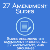 27 Amendments! (slides and follow-along worksheet for Amer