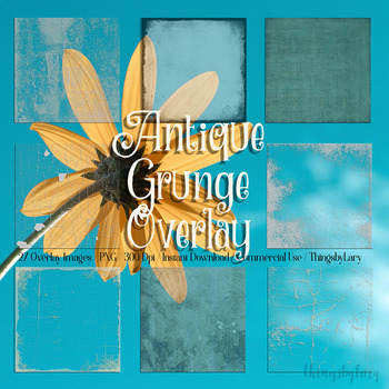 Preview of 27 Antique Vintage Grunge Texture Old Photo Overlay Images