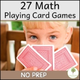 27 Math Card Games – number concepts and basic operations