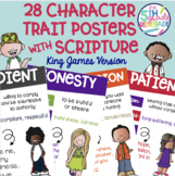 28 Character Trait Posters Bible Verses- King James Versio