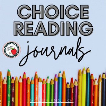 Preview of 27 Journal Prompts for Choice Reading or Independent Reading (Print and Digital)