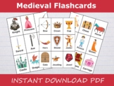 27 Medieval flashcards vocabulary words flash cards
