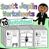 Scott Joplin Worksheets | Composer Tests Quizzes Homework 