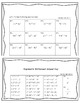 27 Worksheets Simplifying Expressions w/ exponents and integers for