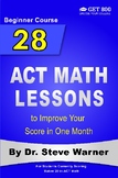 28 ACT Math Lessons to Improve Your Score in One Month - B