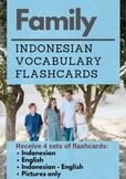 Indonesian Family Flashcards | Bahasa Indonesia Keluarga |