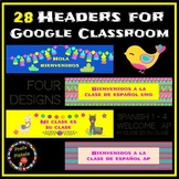 28 Colorful Llama Headers for Google Classroom  Distance Learning
