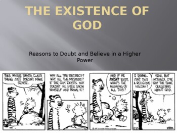 Preview of 28-Slide PowerPoint: The Existence of God: Atheism, Agnosticism, Theism