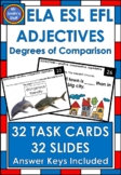 28 Task Cards - ADJECTIVES - Degree of Comparison