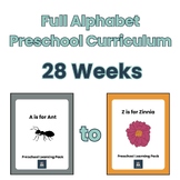 28 Week Alphabet Preschool Curriculum Backyard Nature Them