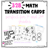328 Math Transition Flash Cards (Counting, Subitizing, Fra
